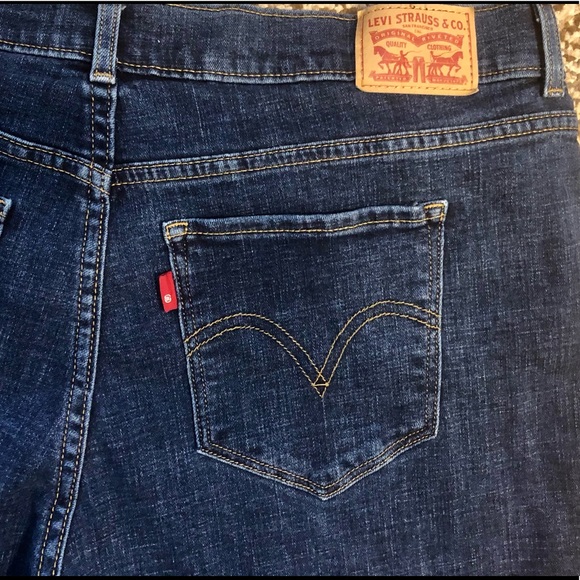 Levi’s High Waist Stretch Jeans Shorts 31 34x7 - Picture 4 of 4